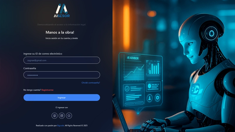 Dashboard de KPI con métricas en tiempo real — caso Bigcode